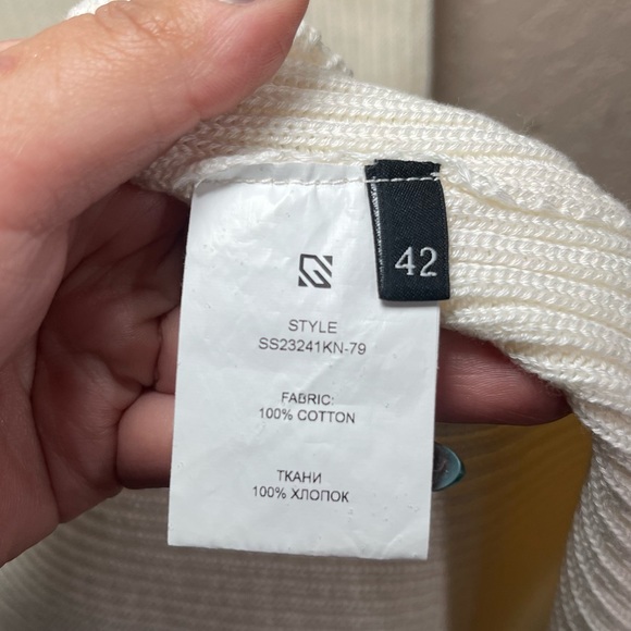 GIUSEPPE DI MORABITO | Side Cut-out Midi Skirt and Bralette in Milk White - Picture 8 of 11